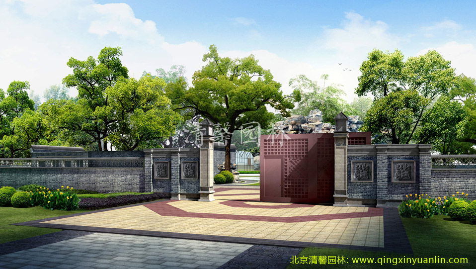 廣電總局地產(chǎn)景觀工程案例圖片